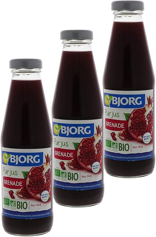 Bjorg Pur Jus De Grenade Bio Non Filtre Sans Sucres Ajoutes 50 Cl Lot De 3 Amazon Fr Epicerie