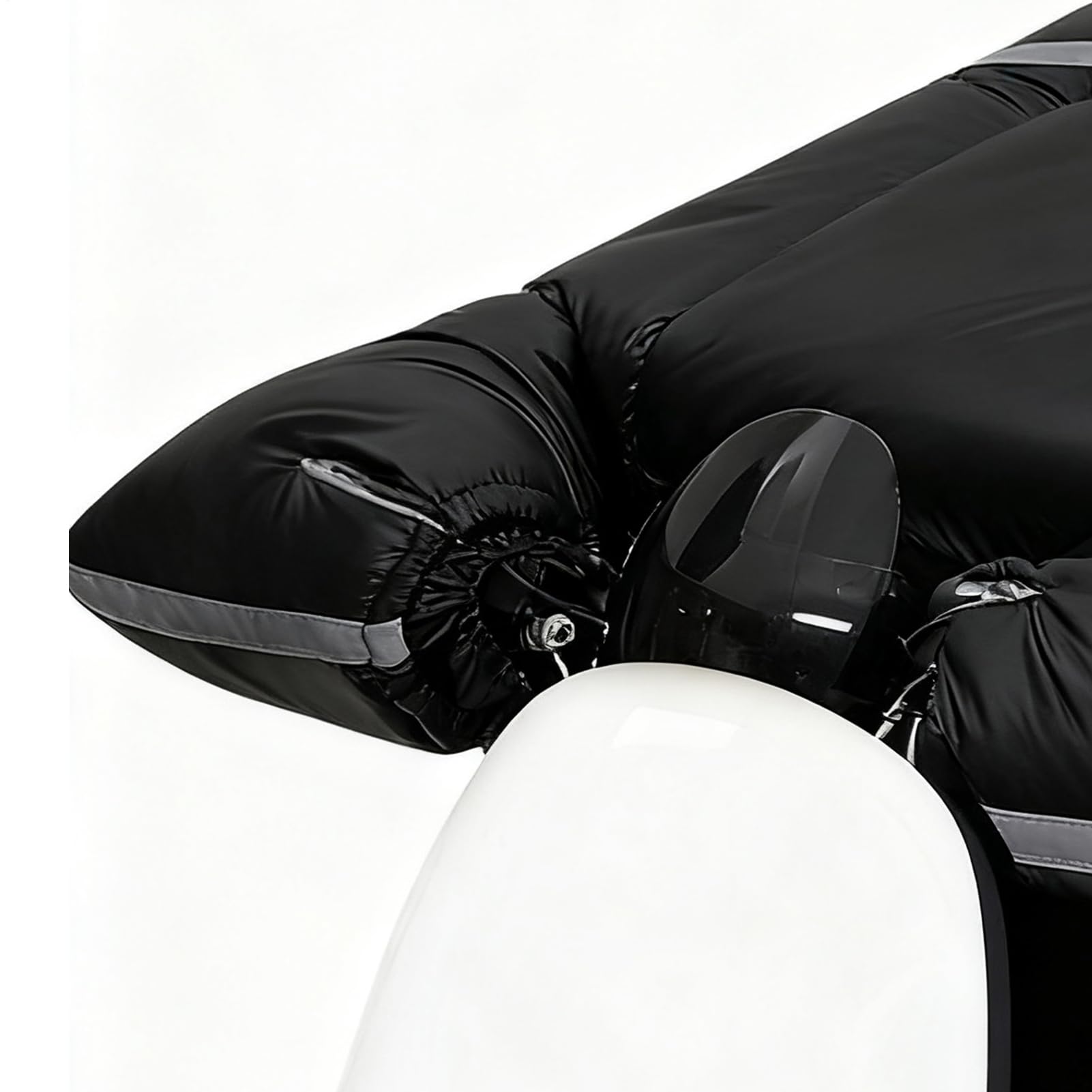 Tablier d'hiver | Couverture d'équitation imperméable pour moto – Chauffe-jambes chaude doublée en peluche pour moto avec gants | pour femme scooter genou poitrine cou protection lors des dons