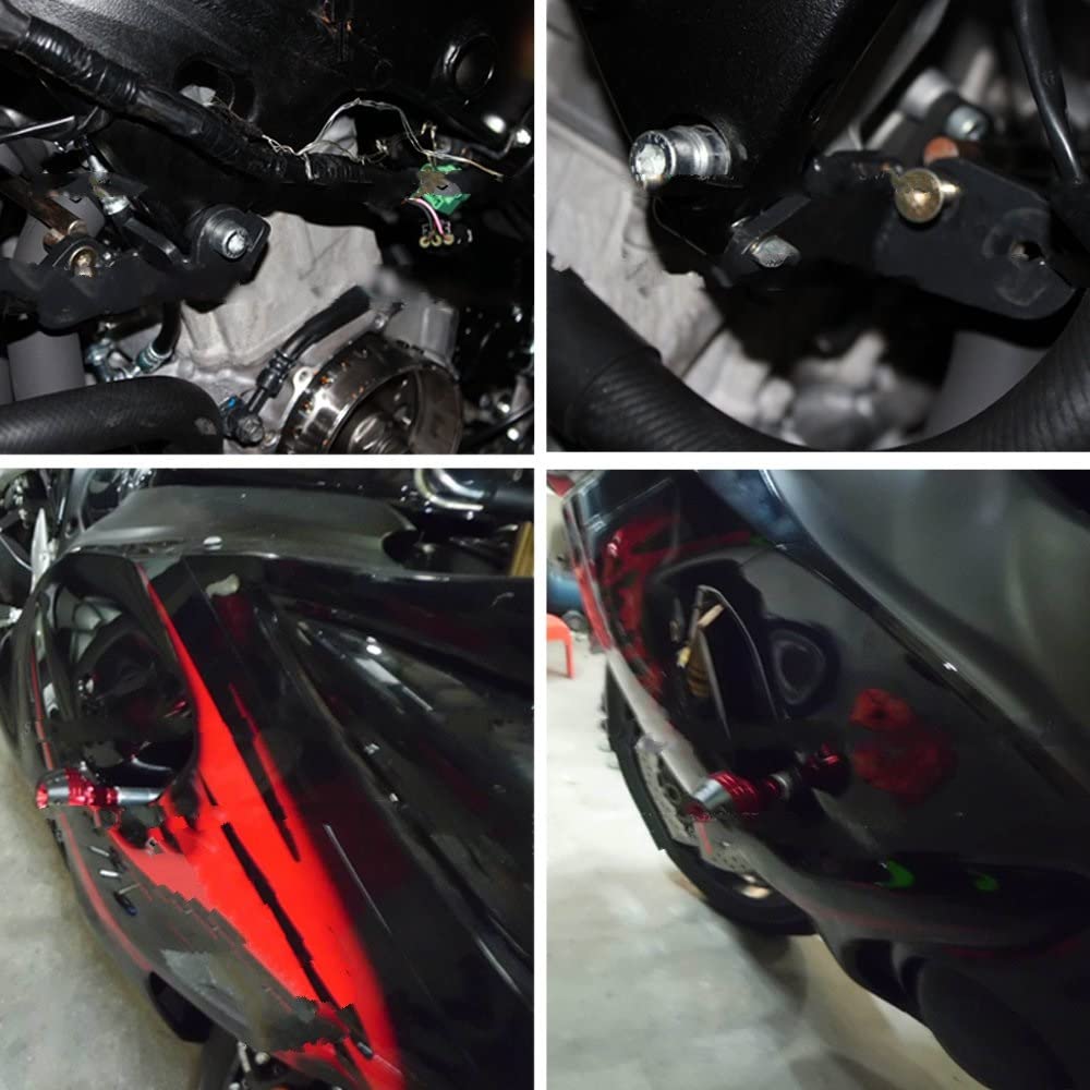 Valbescherming Frame Slider Voor SUZUKI HAYABUSA GSXR1300 2008-2018 Motor Kuip Guard Anti Crash Pad Protector (Color : Green
