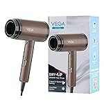 Vega Dry-Up 2000 Watts Hair Dryer For Men & Women with 3 Heat & 1 Speed Setting & Cool Shot Button, Blow Dryer, Foldable Hair Dryer with Over Heat Cut-Out, Blow Dry Effortless Hair Style, (VHDH-36)