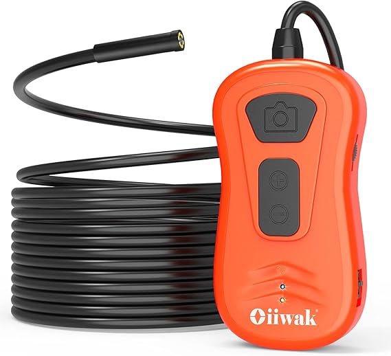 Oiiwak WiFi Endoscope Inspection Camera,5.0MP 1944P HD Wireless