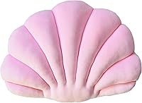 Vista 13 de YRXRUS Almohadas con forma de concha, almohada en forma de concha verde lago, almohada decorativa pequeña y linda con forma de concha marina