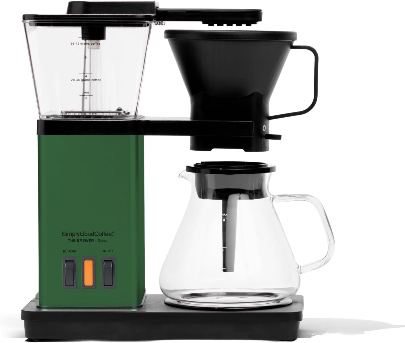 Cafetera Automática de Goteo 8 Tazas con Función Bloom y Apagado Automático