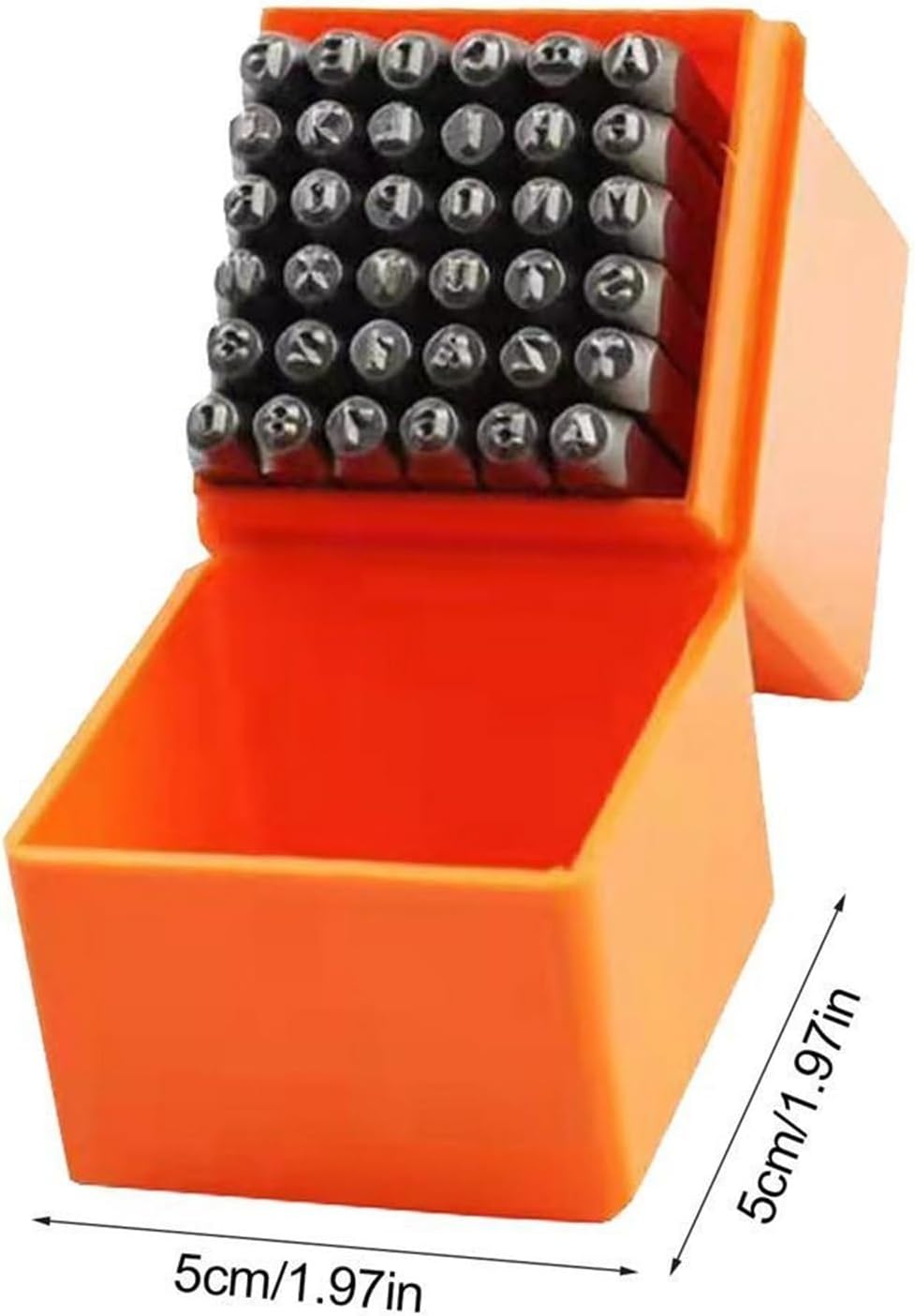 Metal Stamping Kit 36PCS Letter and Number Punch Set Arts and Crafts Stamp Set 3mm Letter Punch Press Tool for Jewelry