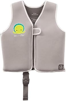 bbluv Naj Toddler Life Jacket - Neoprene Swim Vest for Boys and Girls, with Wetsuit Warmth, SPF Protection, and Removable Baby Swimming Float Pads
