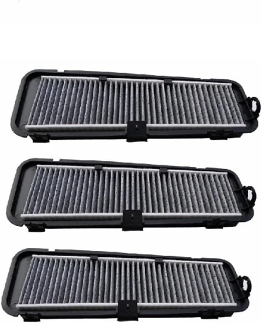 Car External Cabin Air Filter Compatible with Audi A6 C7 2011-2019 1.8T 2.0T/A7 2015-2019 OEM 4GD819343 Model Car Filter Accessories(3 pack B style)