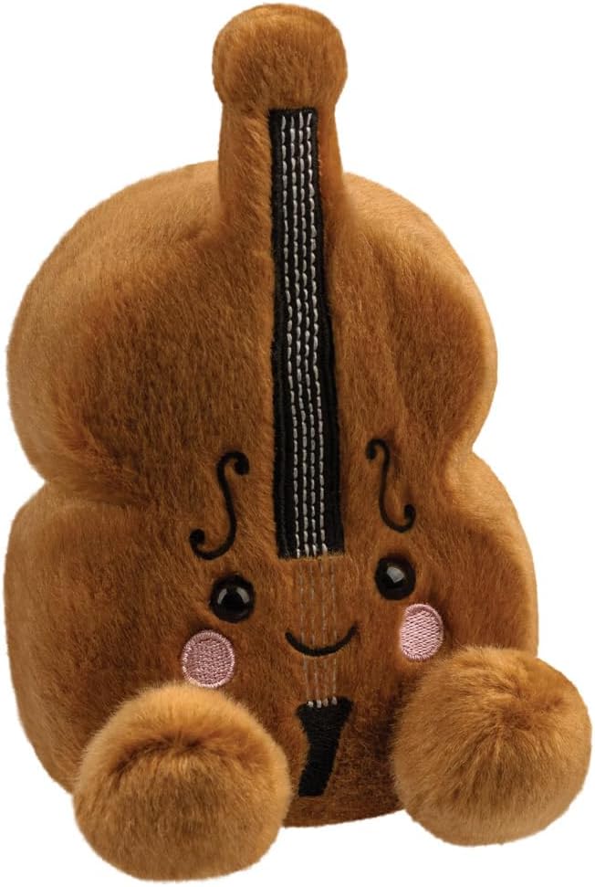 Aurora, 61597, Palm Pals Vanessa Violin 5In, Soft Toy, Brown