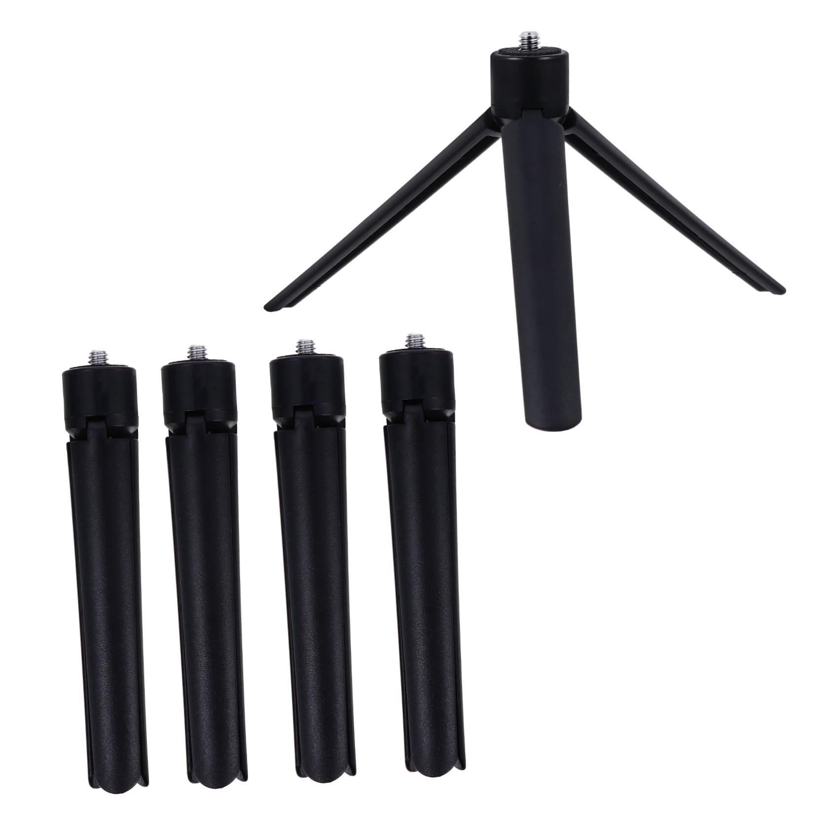 Trípode plegable para teléfono móvil mini portátil multiusos con montaje un cuarto para cámara 8