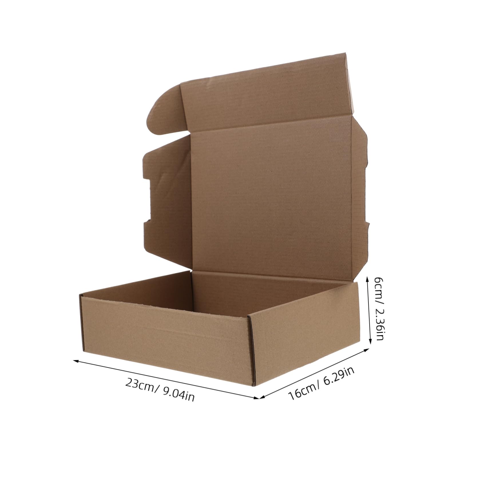 25piezas Cajas Para Envío y Almacenamiento Cajas De Embalaje De Cartón Recyclable y