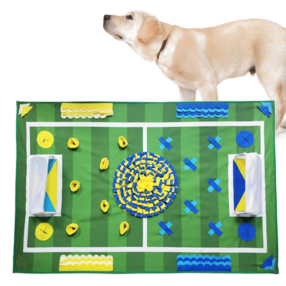 POPETPOP Puzzle Dla Zwierząt Domowych Miękka Mata Węchowa Dla Psa Mata Do Gry W Piłkę Nożną Psa Do Węszenia