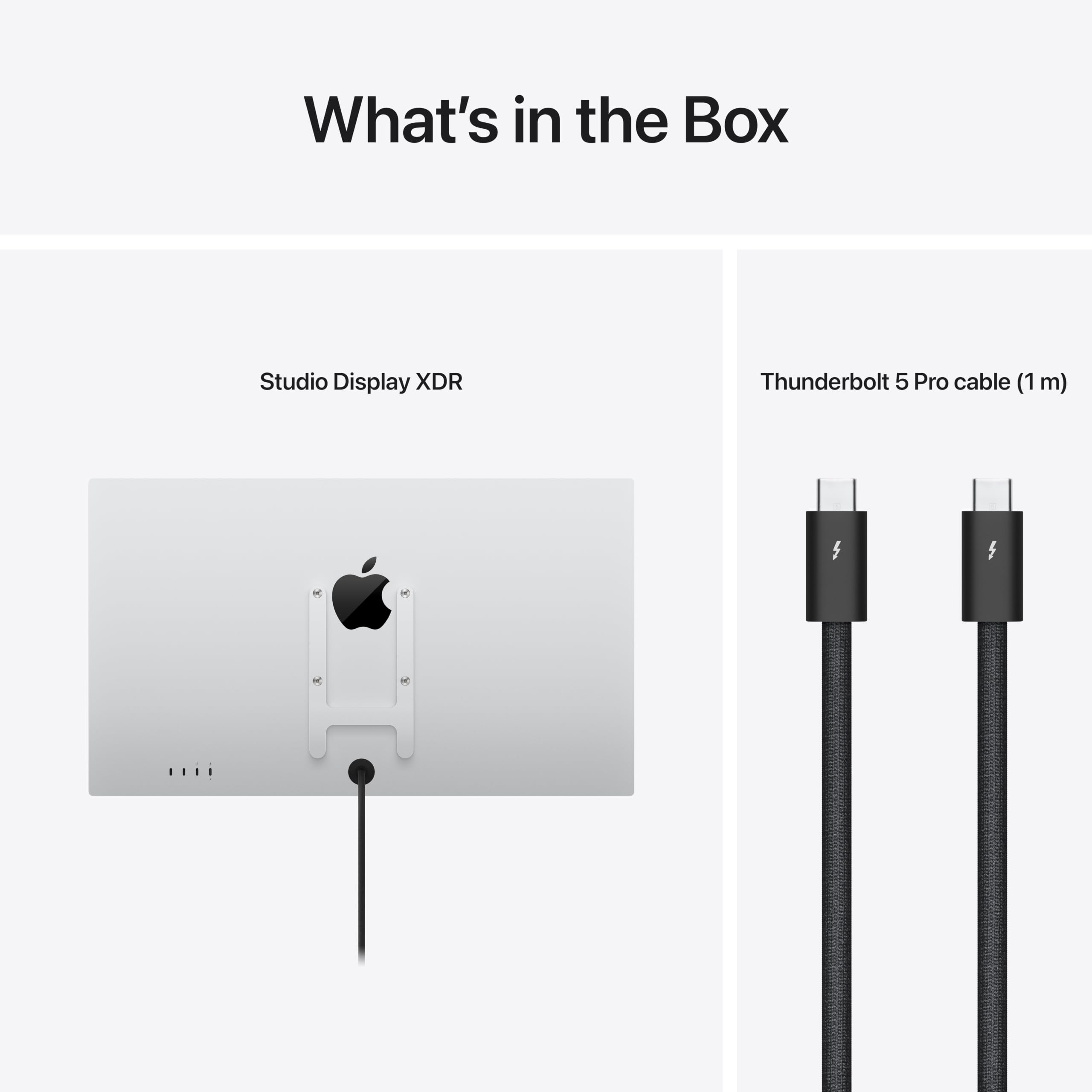Apple Studio Display 5K VESA（標準ガラス） Apple Studio Display XDR - Standard Glass - VESA Mount Adapter