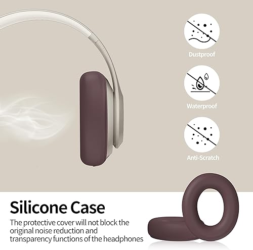 Miniatura 5 de Funda de silicona compatible con Beats Studio Pro, almohadillas de silicona para los oídos, protector para la diadema, antiarañazos, funda