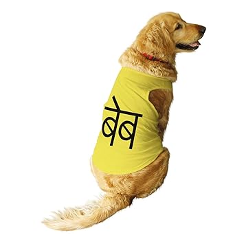 Ruse Pet Desi Babe Printed Round Neck Sleeveless Vest Tank T-Shirt/Tees for Dog Clothes Summer Apparel./Small (Apso, Shih Tzu etc.)