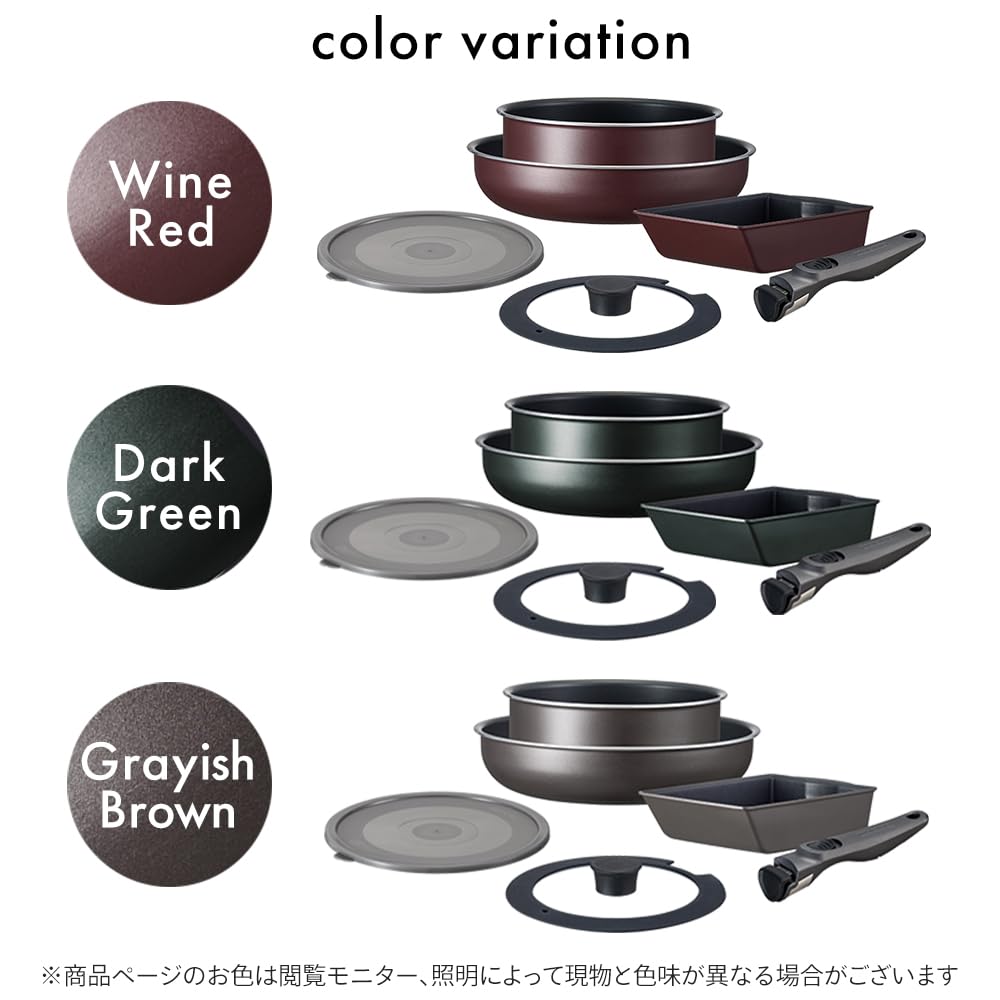 Amazon.co.jp: アイリスオーヤマ 取っ手の取れるフライパン 6点セット