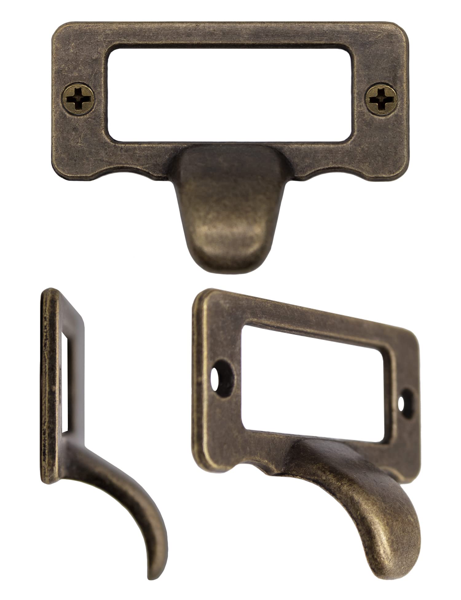 Fuxxer Lot De 10 Fenêtres Pour étiquettes Design Antique En Laiton