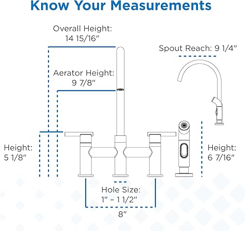 Miniatura 6 de Gerber D424458 Parma 2H - Grifo de cocina, cromado