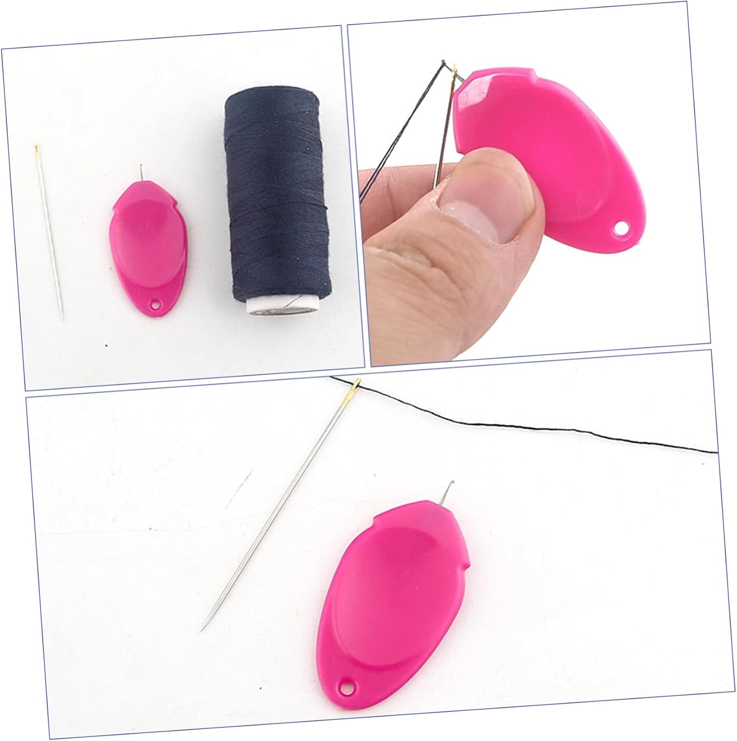 NUOBESTY 150pcs Sewing Needle Threader Thin Tip for Mothers Grandmothers Light Handy