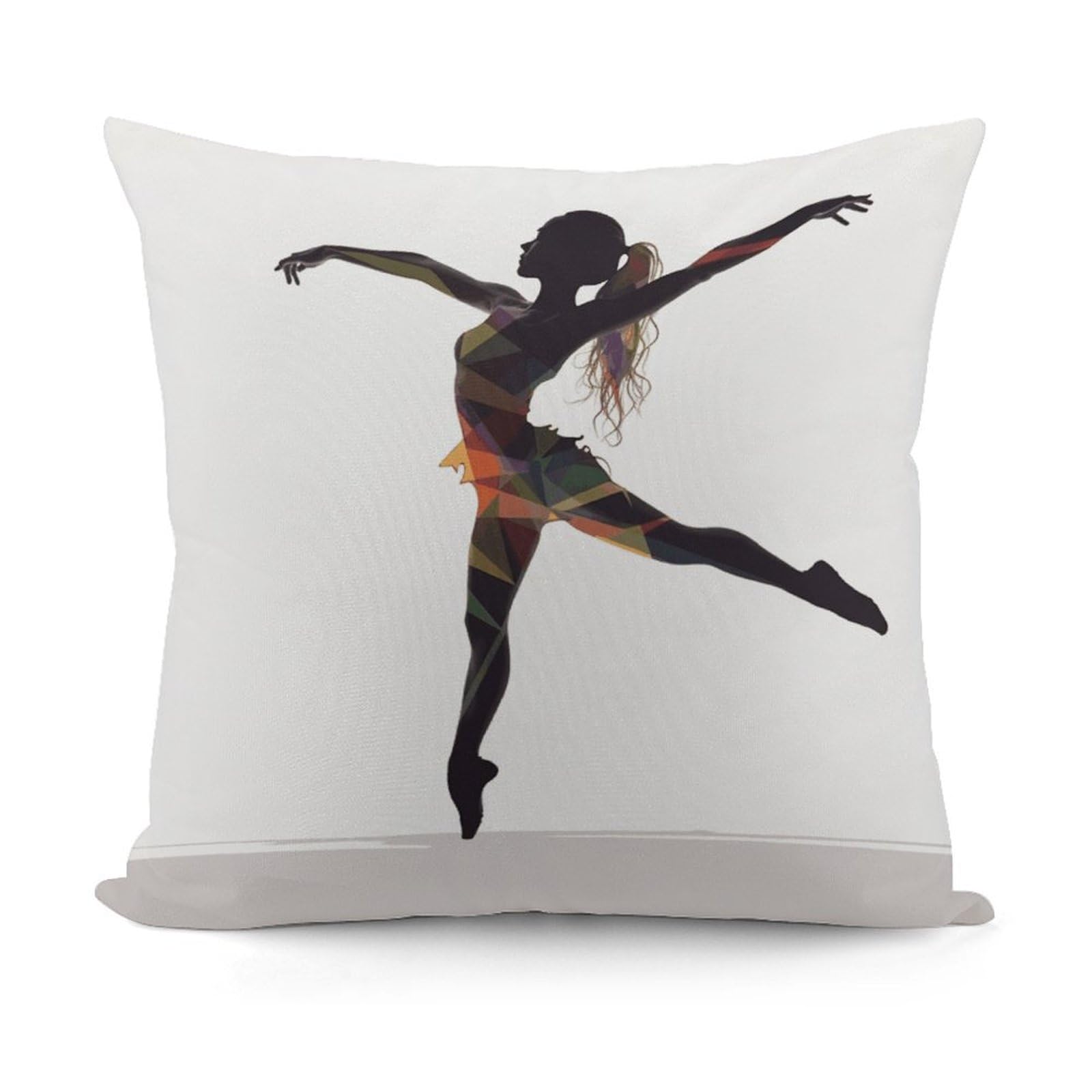 VstaDank A Dancer Throw Pillow Covers 18x18 Inch Soft Couch Home Decor Cushion Cover Comfortable Plush Square Cushion Case Farmhouse Decorative Pillowcase for Living Couch