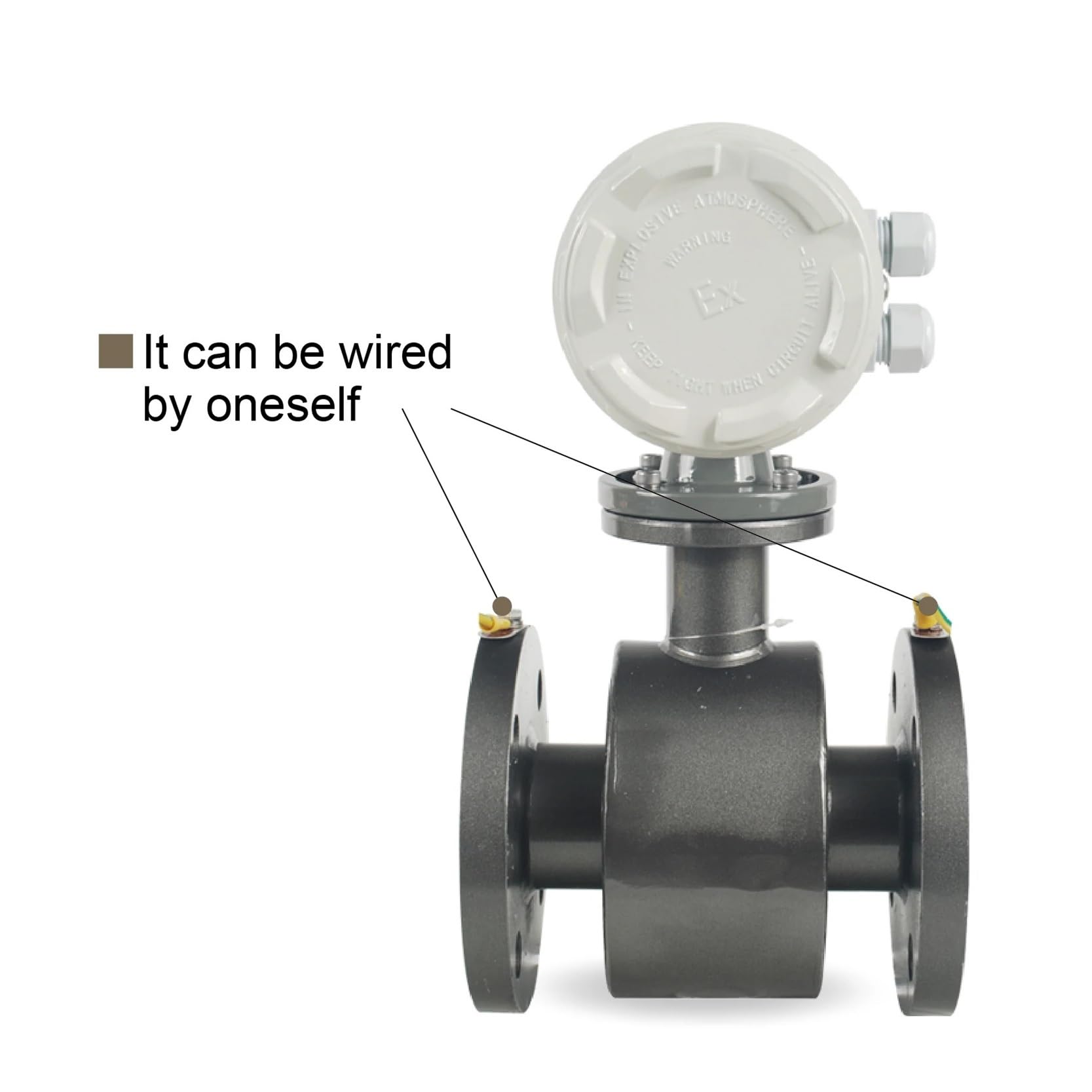 Caudalímetro electromagnético LDG-DXX, caudalímetro magnético, sensor de caudal digital for líquidos, caudalímetro electromagnético industrial, caudalímetro de fluidos de agua(DN40 150LB)