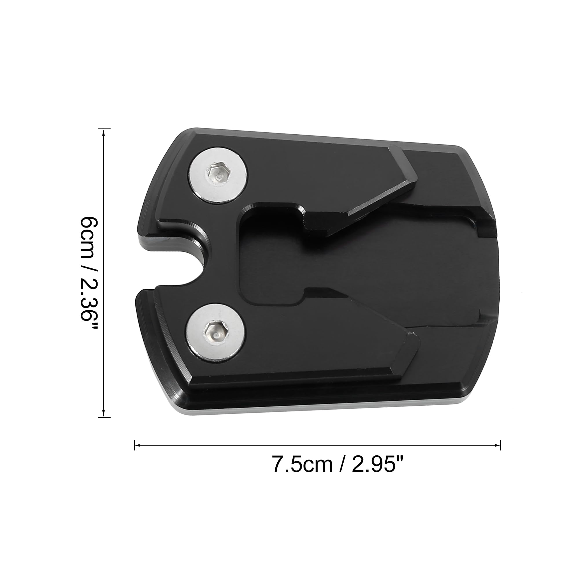 F FIERCE CYCLE Moto Alliage Aluminium Pied Côté Support Extension Tampon Doré