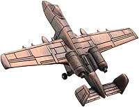 Vista 3 de Treasure Gurus USAF Modelo A-10 Warthog Plane Sacapuntas fundidos a presión