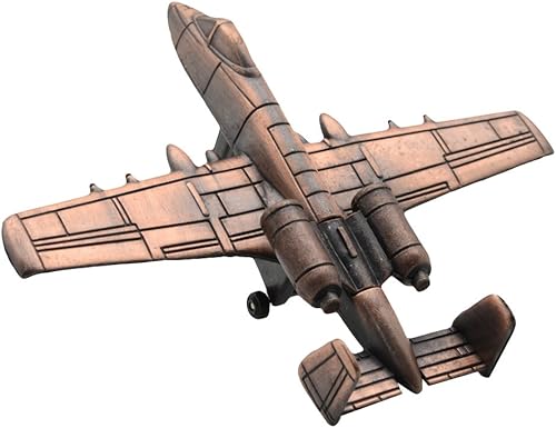 Miniatura 3 de Treasure Gurus USAF Modelo A-10 Warthog Plane Sacapuntas fundidos a presión