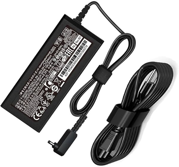 Cargador CA de 45W para Acer Aspire 3 5 a18-045n2a | Para ACER A315-23 A315-24P A315-35 A317-53 A317-54 A317-55P A115-32 A314-22 A314-23P A514-55 A515-45