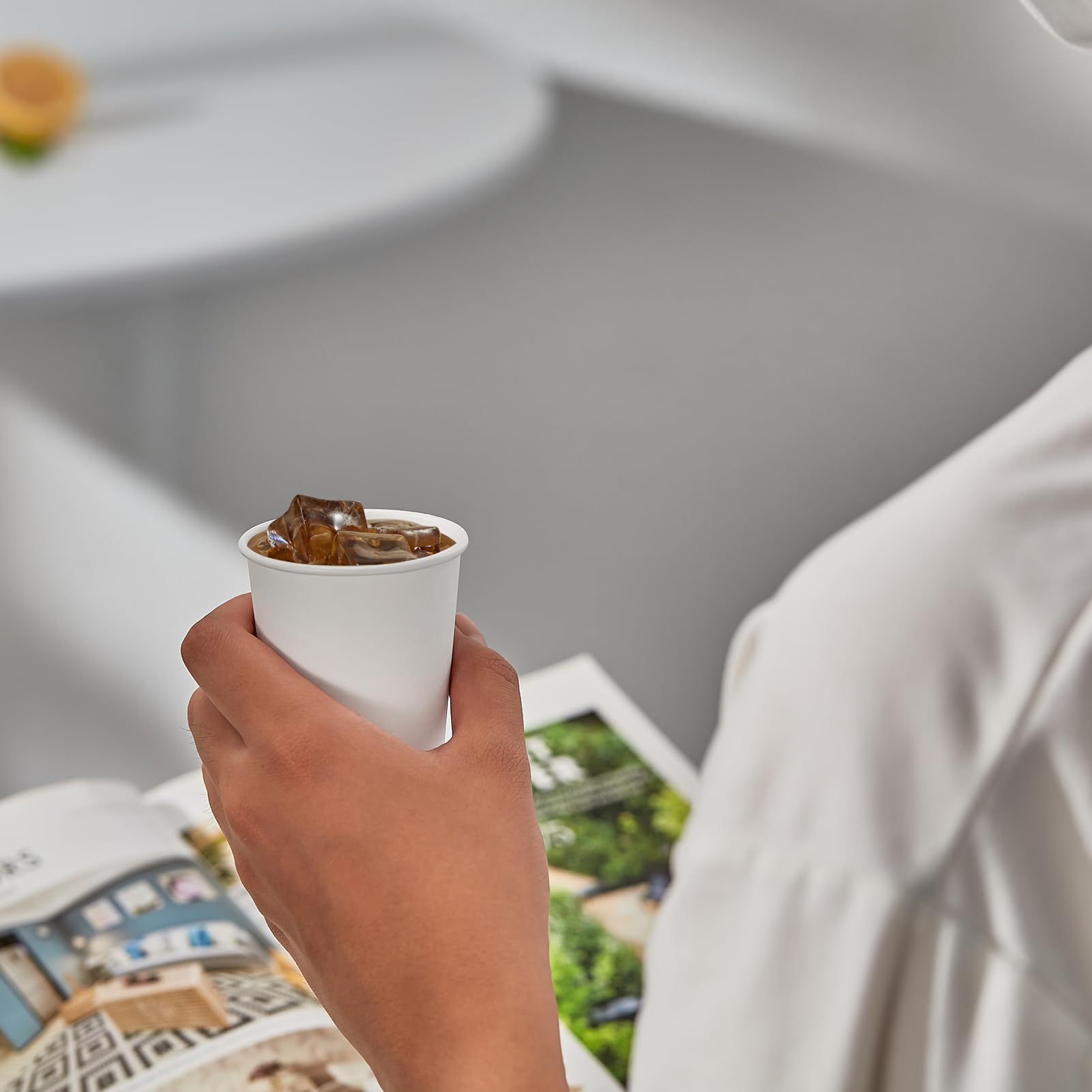 300 White Coffee Cups - Disposable Paper Cups -7 300 White Coffee Cups - Disposable Paper Cups -7