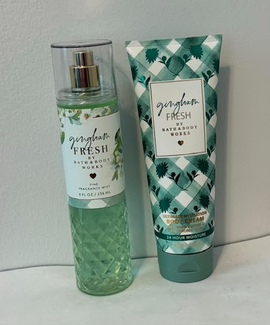 Gingham Fresh Duo Set - Body Cream and Fine Fragrance Mist (Packaging may vary)
