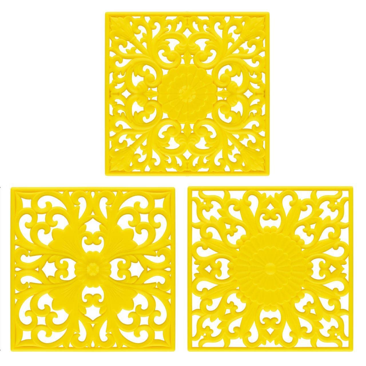 Dessous de plat pliable - Noname - 5 Pcs - Silicone - Résistant à la