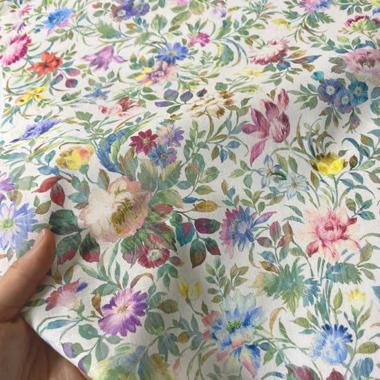 Amazon | nora. FR1060-A 草花柄 ボタニカル柄 ヴィンテージ柄