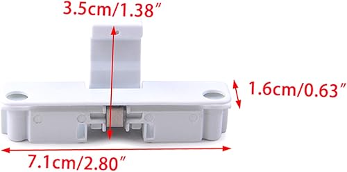 Miniatura 2 de W10240513 huelga de bloqueo de la tapa de la lavadora, 2 piezas, números de pieza WPW10240513, AP6017583, PS11750882, P4514459, 1873013, AH2579805,
