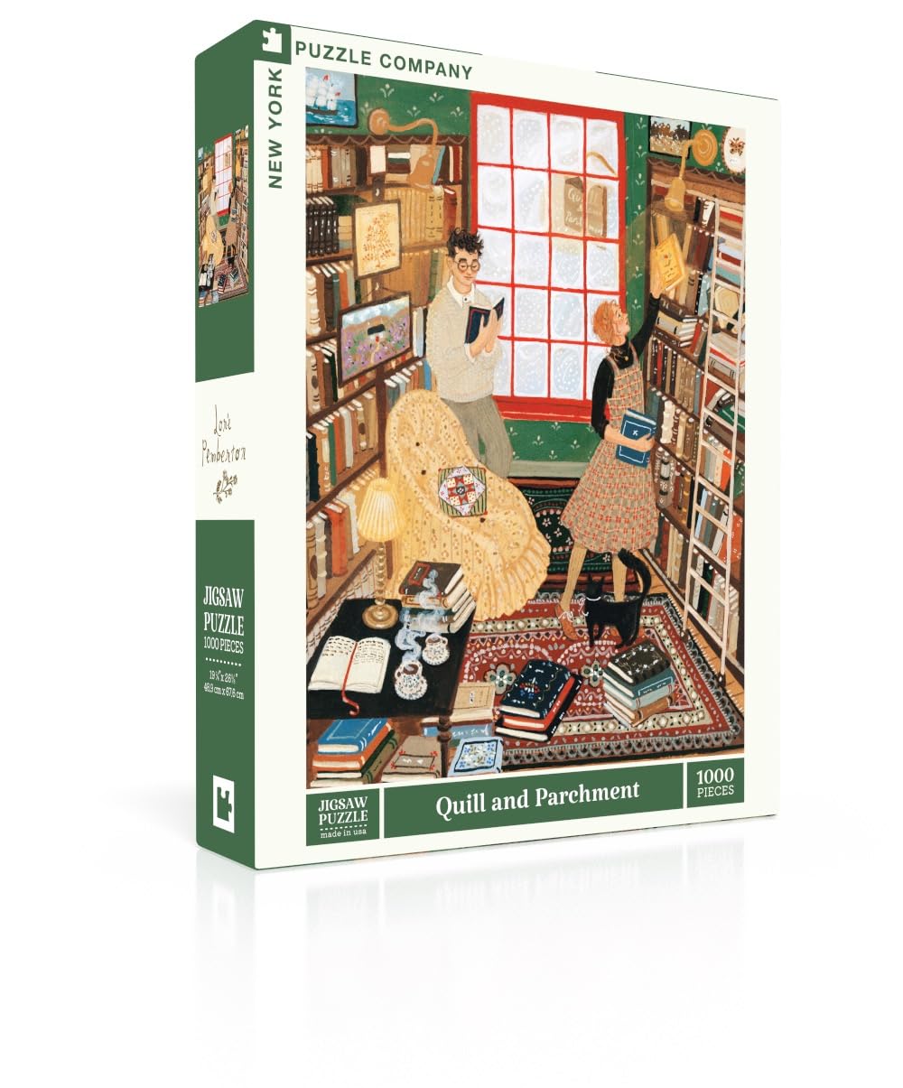 New York Puzzle Company - Loré Pemberton Quill and Parchemin - Puzzle de 1000 pièces pour Adultes par Loré Pemberton
