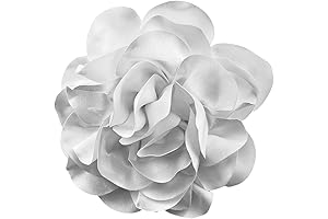 Exquisite Satin Fabric Rose Flower Embellishments for Dresses