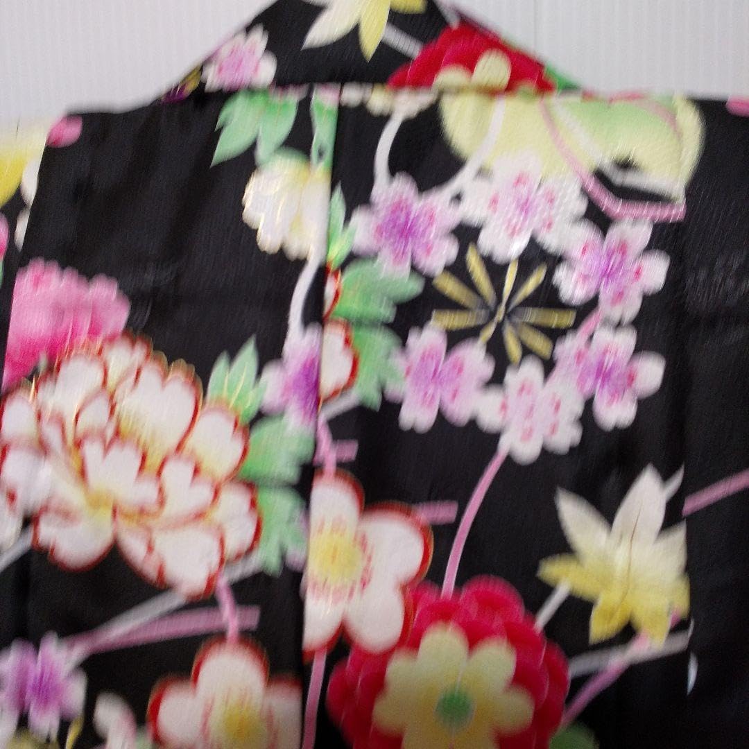 七五三 被布 3歳用 女の子 黒