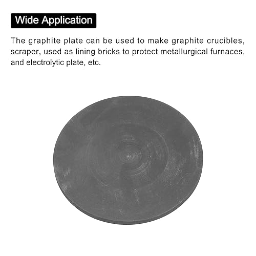 Miniatura 4 de MECCANIXITY Hoja redonda 328.1x16.4 ft m 328.1x16.4 ft m de la placa del electrodo del grafito del lingote del bloque del grafito para la fundición
