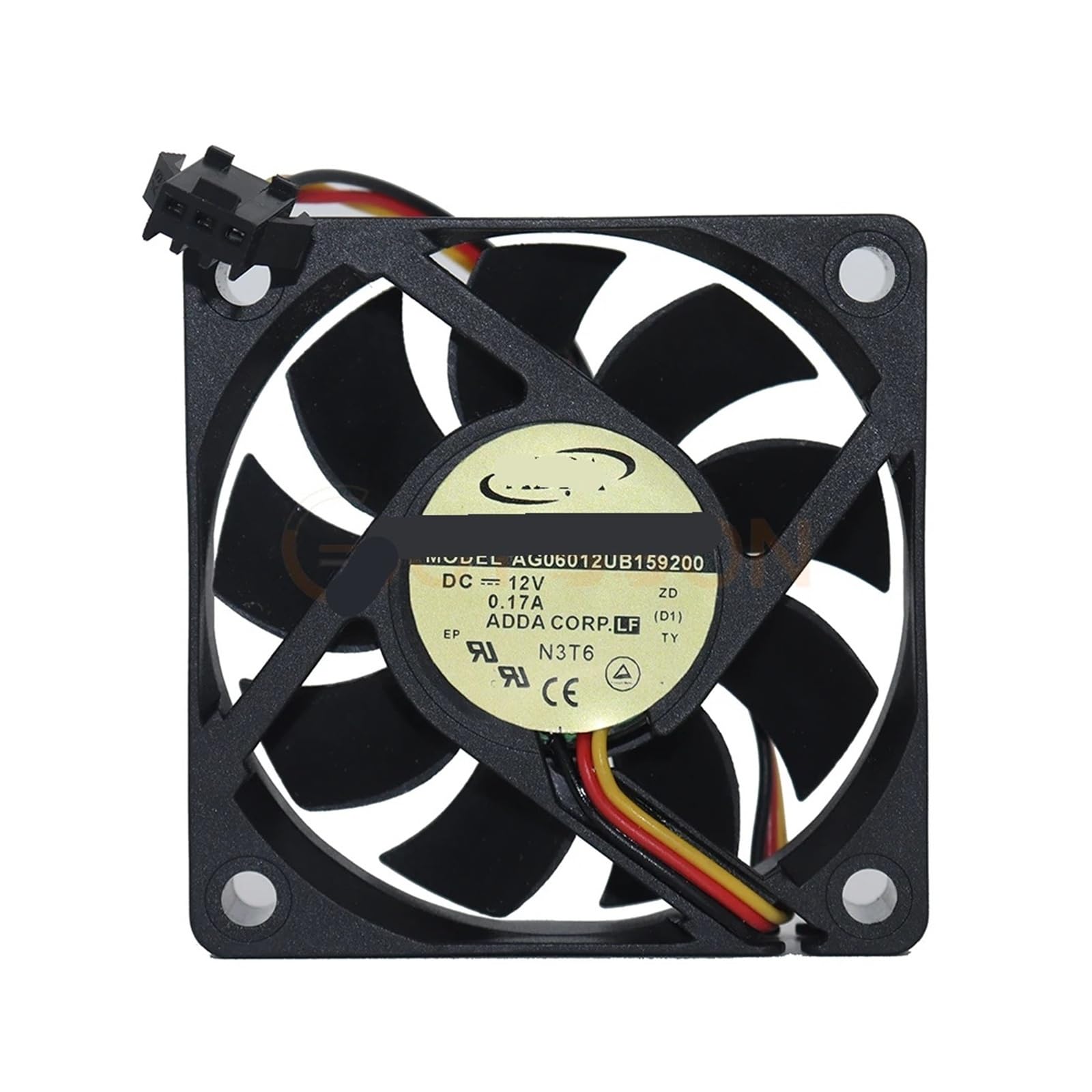 Ventilateur AG06012UB159200 DC12V 3 fils pour éviter la surchauffe des composants