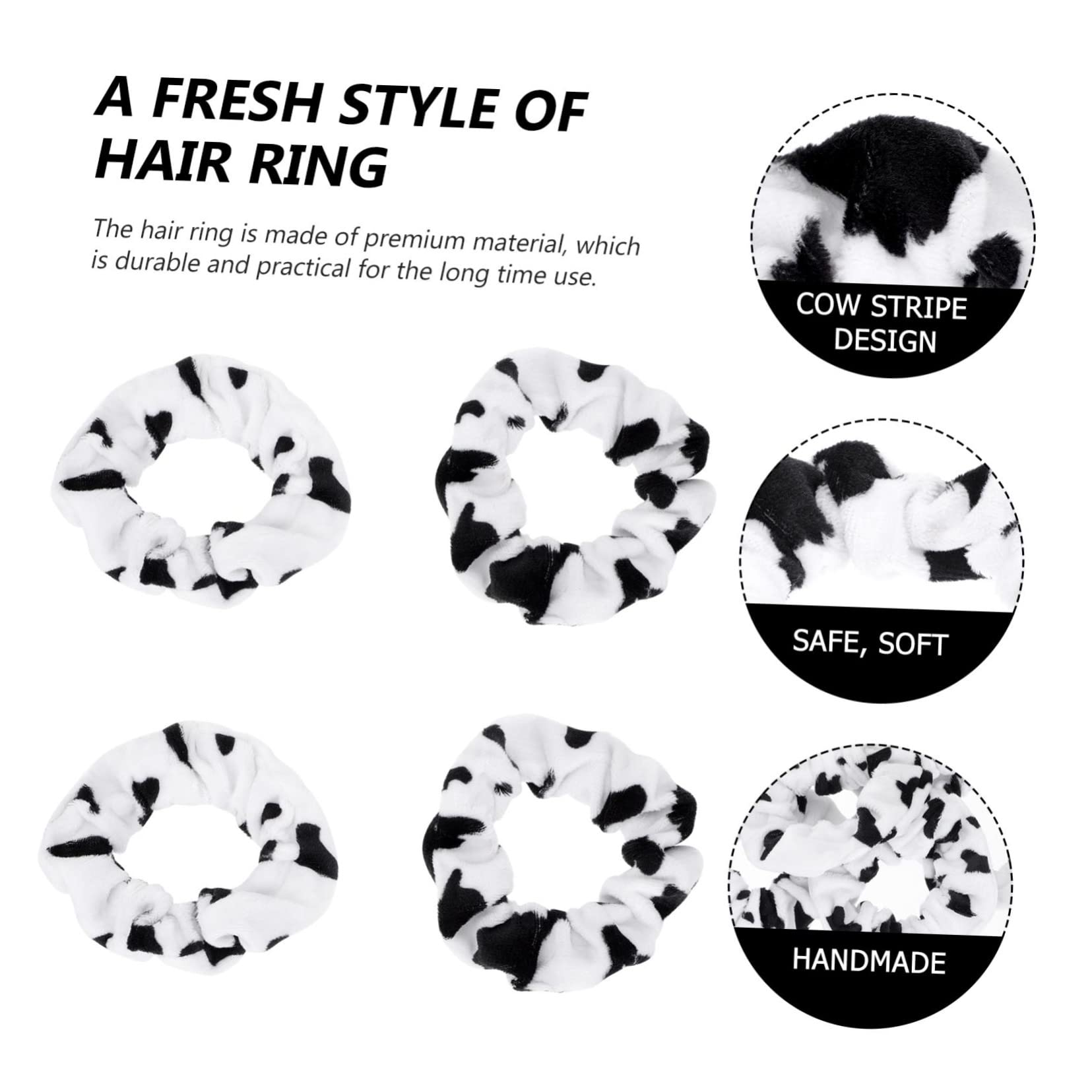 FRCOLOR 50pezzi Elegant Hair Scrunchies Cotton Hair Bands for Girls Versatile for Stylish Looks