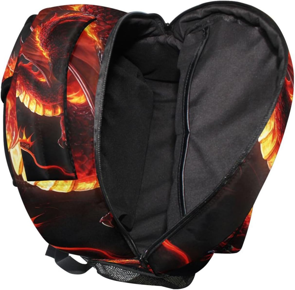 ALAZA Fire Dragon Kid's Shool Backpack for Girls Boys,Laptop Travel Backpack,16.9" H - Image 5