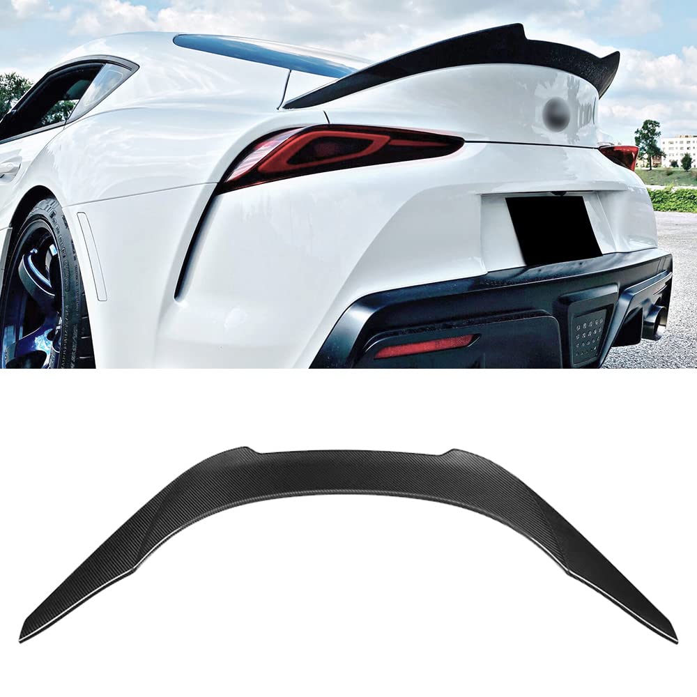 SNA A90 Spoiler 2nd Generation Real Carbon Fiber Compatible for 2019+ Supra A90 A91 Coupe Gloss Black Trunk Spoiler Wing