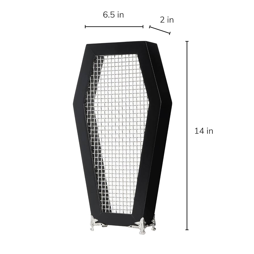 Amazon.com: GUTE Coffin Mesh Jewelry Holder - Hanger Storage