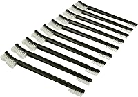 SE 10-Piece Double-Ended Gun Cleaning Brush Set - 7" Nylon Bristle Brushes, Versatile Kit for Firearms, Airbrushes & Tattoo Guns