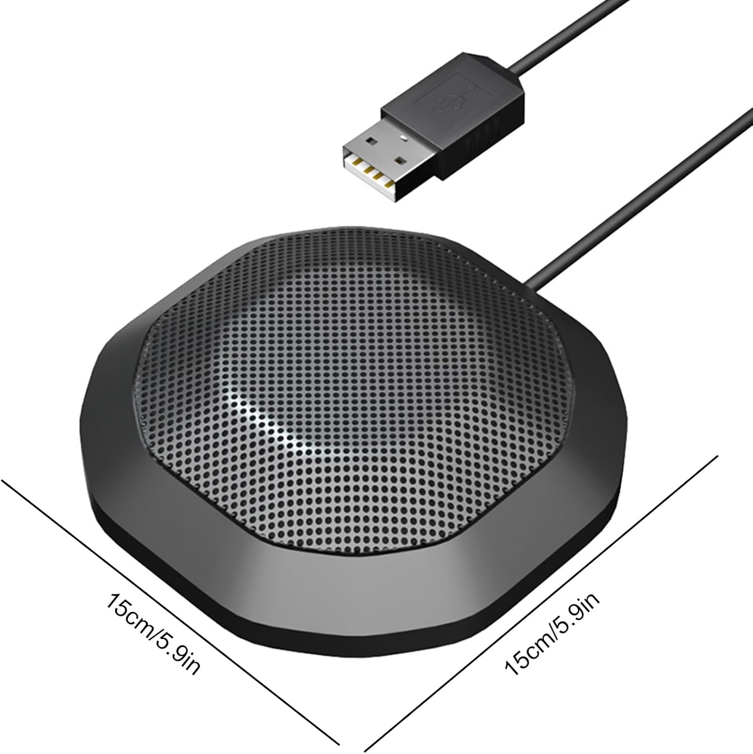Walfront Microphone dimensions: 15cm by 15cm