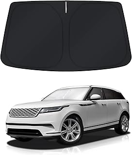 Windshield Sun Shade for 2017-2024 2025 2026 Land Rover Range Rover Velar Accessories Window Shade Sun Visor Cover Foldable Blocks UV Rays Keep Car Cooler