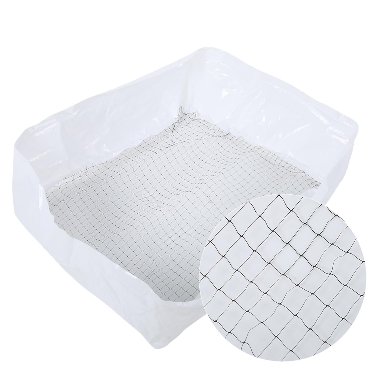 Bolsas de arena para gatos, 20 bolsas de filtro de nailon para caja de arena para gatos, herramienta desodorizante para una fácil eliminación de residuos de gatos, para dueños de gatos