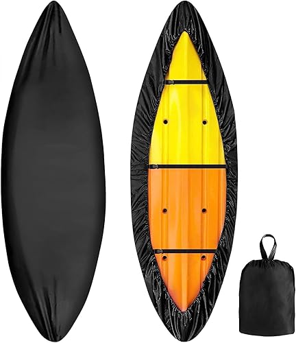 Funda de kayak 420D impermeable, resistente a los rayos UV, para almacenamiento en interiores y exteriores, cubierta de almacenamiento de kayak,