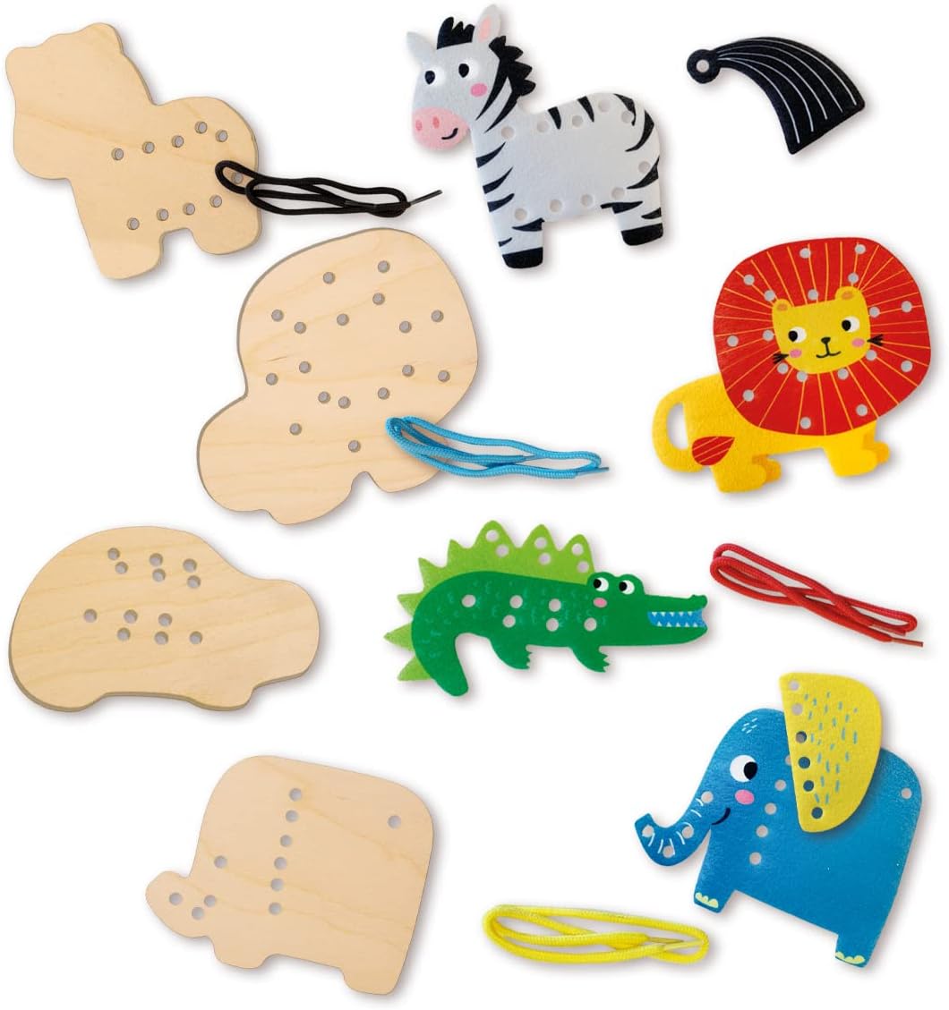 SES Creative 14633 Threading Animals