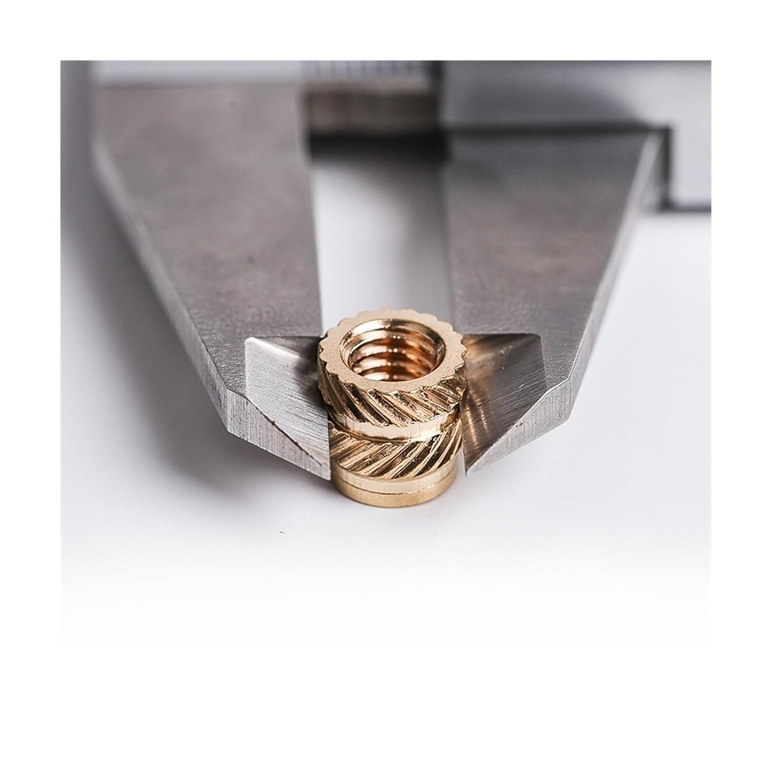 Threaded Inserts, M2.5 M3 Hot Melt Inset Nuts 100/200 Pcs SL-Type Double Twill Knurled Injection Brass Nut