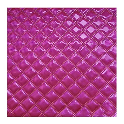 Tissu simili cuir brodé violet pour réparer des sièges usés et canapés abîmés en rouleau