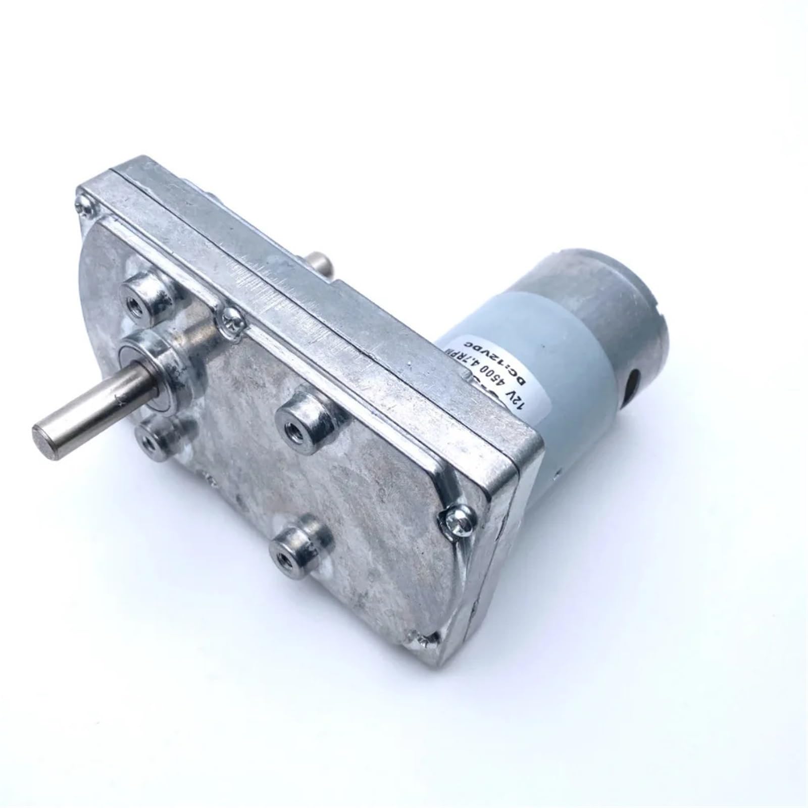 FC-555/550 DC 3V-30V Drehmoment-Getriebemotor 10N.m 6V12V24V Doppelwellen-Elektro-Knoblauchschneidermotor(Rated 12V,6rpm)